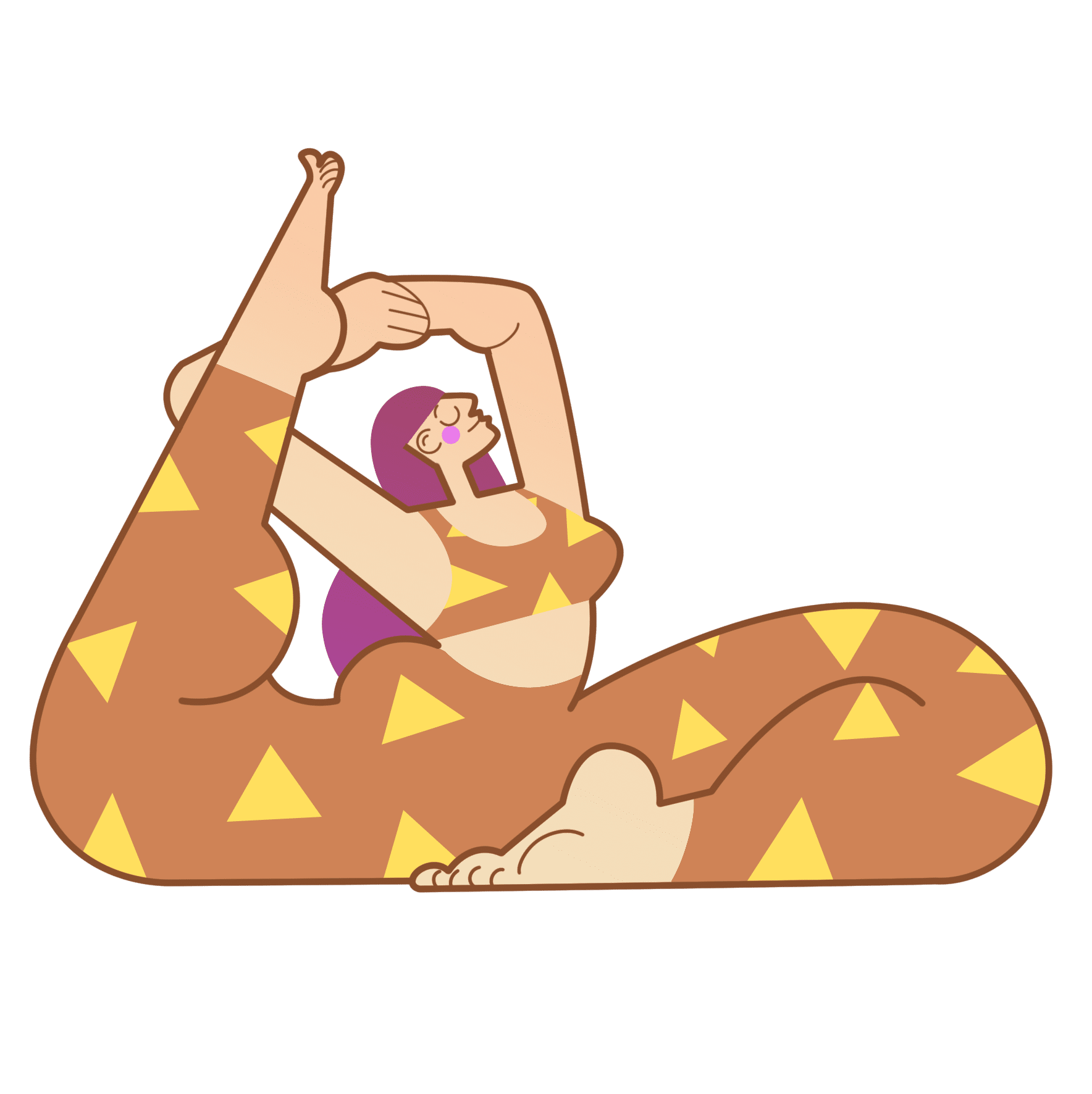 3 - Person doing a yoga move